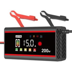 Зарядное устройство для аккумуляторов автомобиля и мотоцикла 12В/15A 200W Подобрали для вас