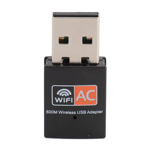 Wi-Fi адаптер USB для ПК, AC600, 2.4G/5G, 600 Мбит/с, совместимость с Windows 10, компактный, для иг