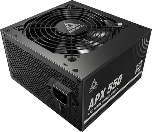 Блок питания Montech APX 550W, ATX 2.43, APFC, 80 PLUS Standard, DC-DC, 120mm fan, non-modular (XWYA