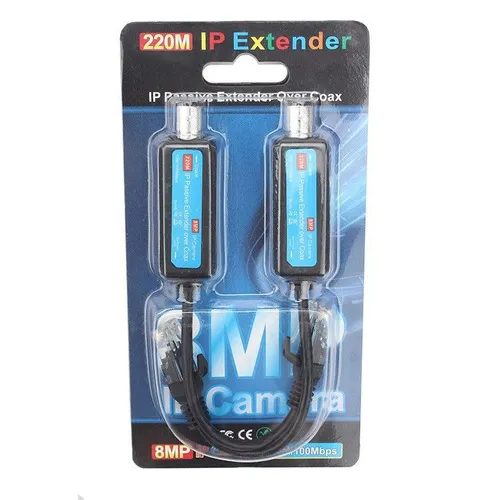 Пассивный IP Сетевой коаксиальный удлинитель Коаксиальный передатчик Приемник