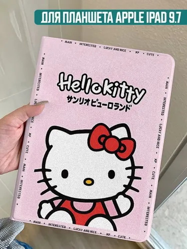 защитный чехол для iPad 9.7 Air, iPad 11 10 9 8 7 10,2 дюйма, mini6 /7, Симпатичный кот Hello kitty,