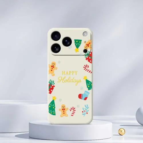 Праздничные мягкие оболочки из ТПУ для iPhone 17 Pro, защищающие телефон от царапин