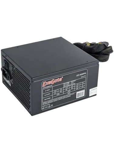 Блок питания ExeGate 600PPX (EX221642RUS), 600Вт, 135мм, черный