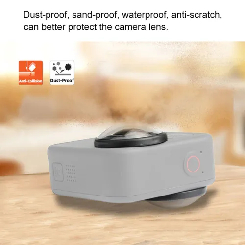 Комплект из двух акриловых защитных накладок на объектив PULUZ, совместимый с GoPro Max, обладает ма