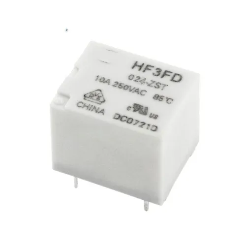 Реле HF3FD-024-ZST, 5-контактное, 10А, 1 переключающая группа (SPDT)