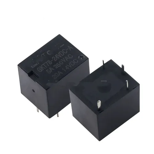 Реле электромеханическое GKT78-24VDC-A 4-контактное 20А 1НО (нормально разомкнутое)