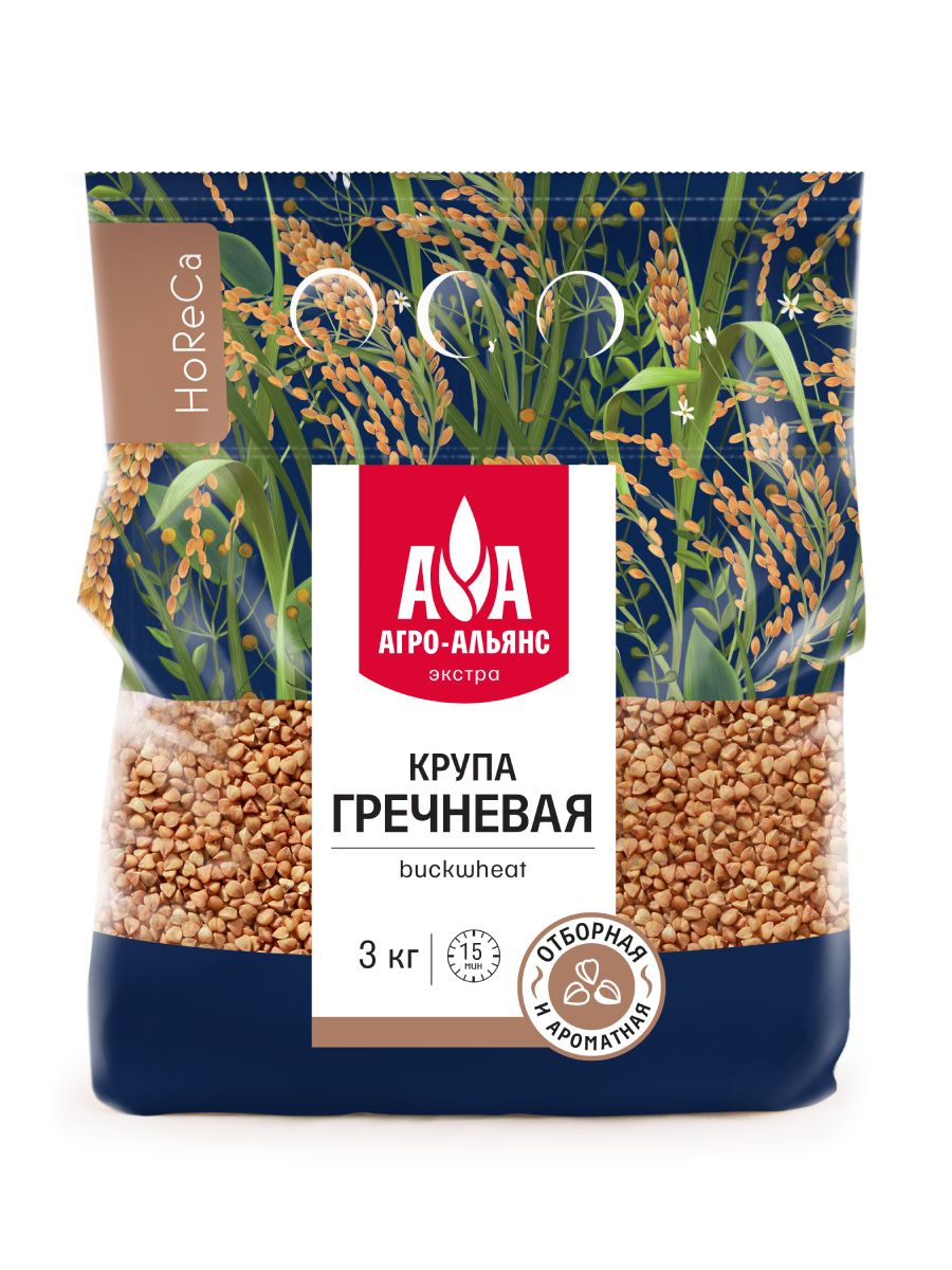 Гречневая крупа Агро-Альянс HoReCa 3кг