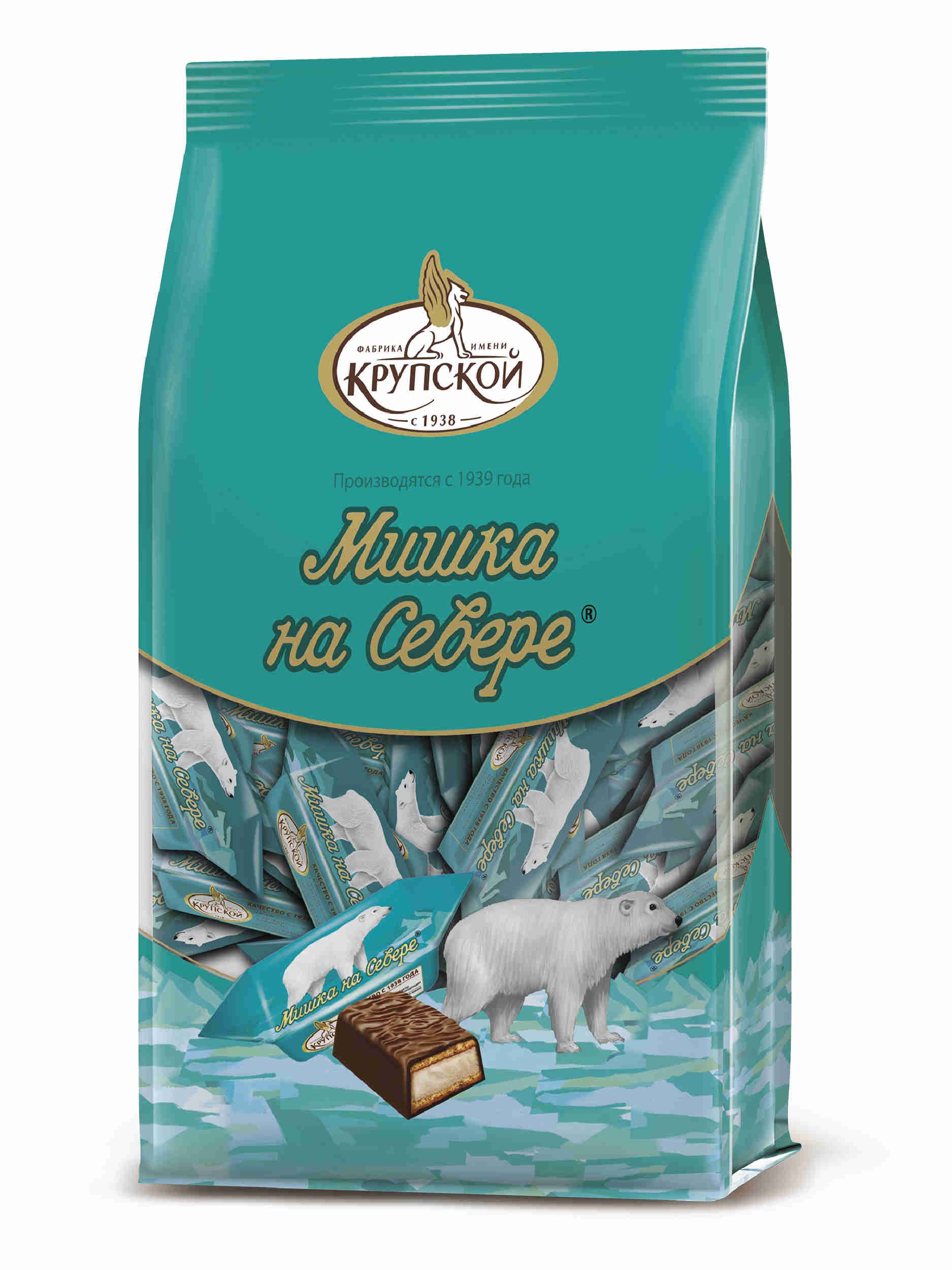 Вафельные конфеты "Мишка на Севере", 200 г.