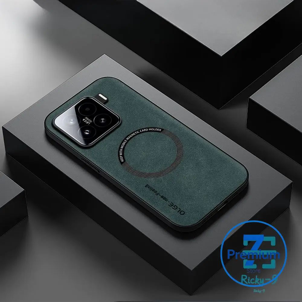 智能手机壳 用于 Xiaomi 15, 塑料 , 深绿色