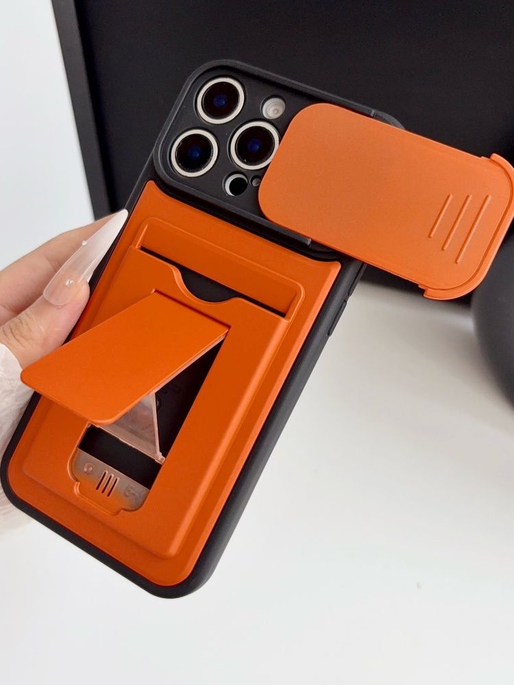 智能手机壳 用于 Apple iPhone 17 Pro Max, 热塑性聚氨酯, 橙色