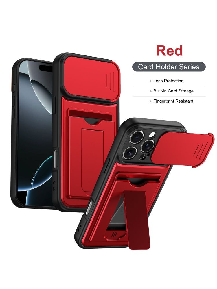 智能手机壳 用于 Apple iPhone 16 Pro, 热塑性聚氨酯, 红色