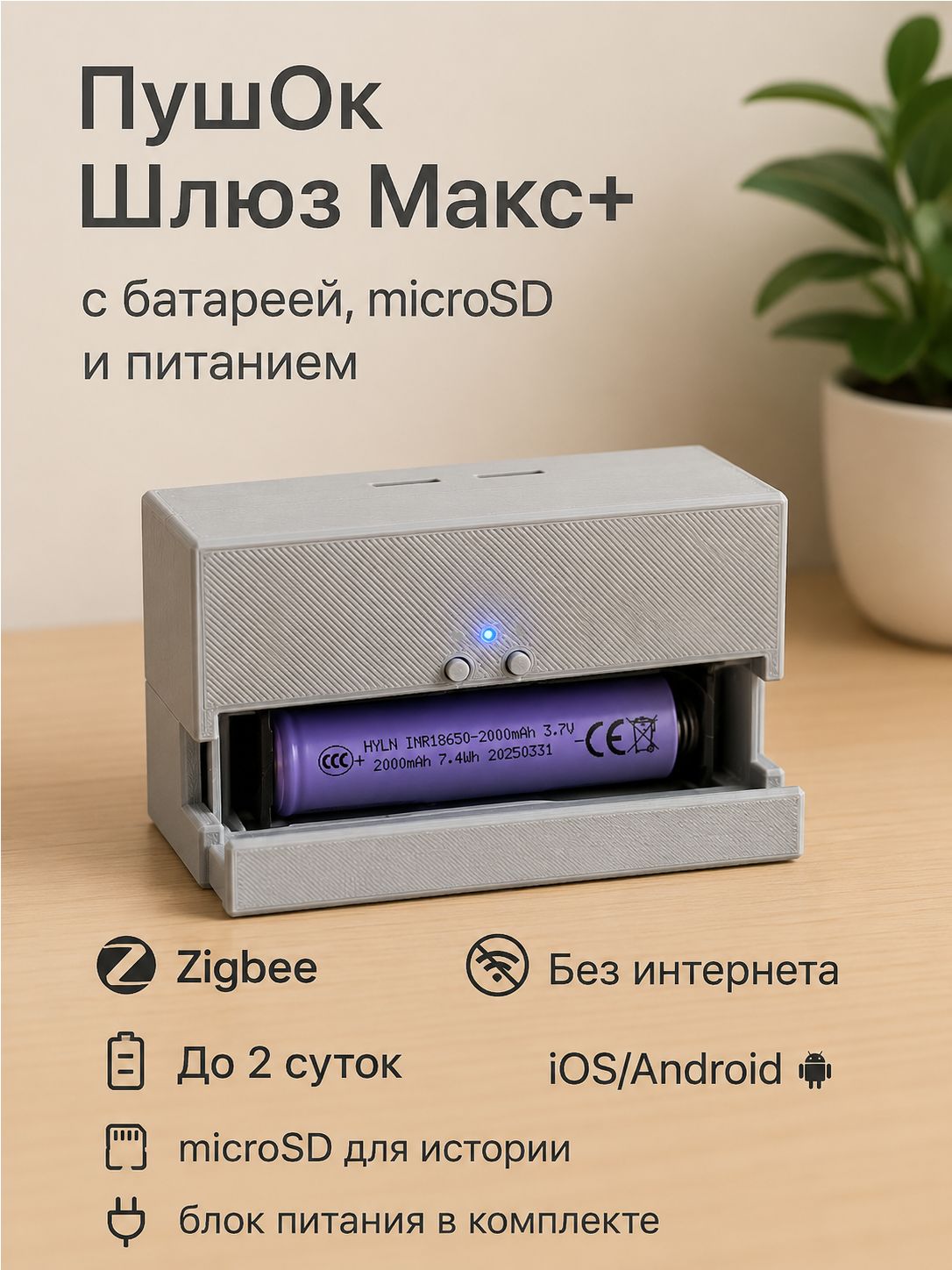 ZigBee-шлюз ПушОк