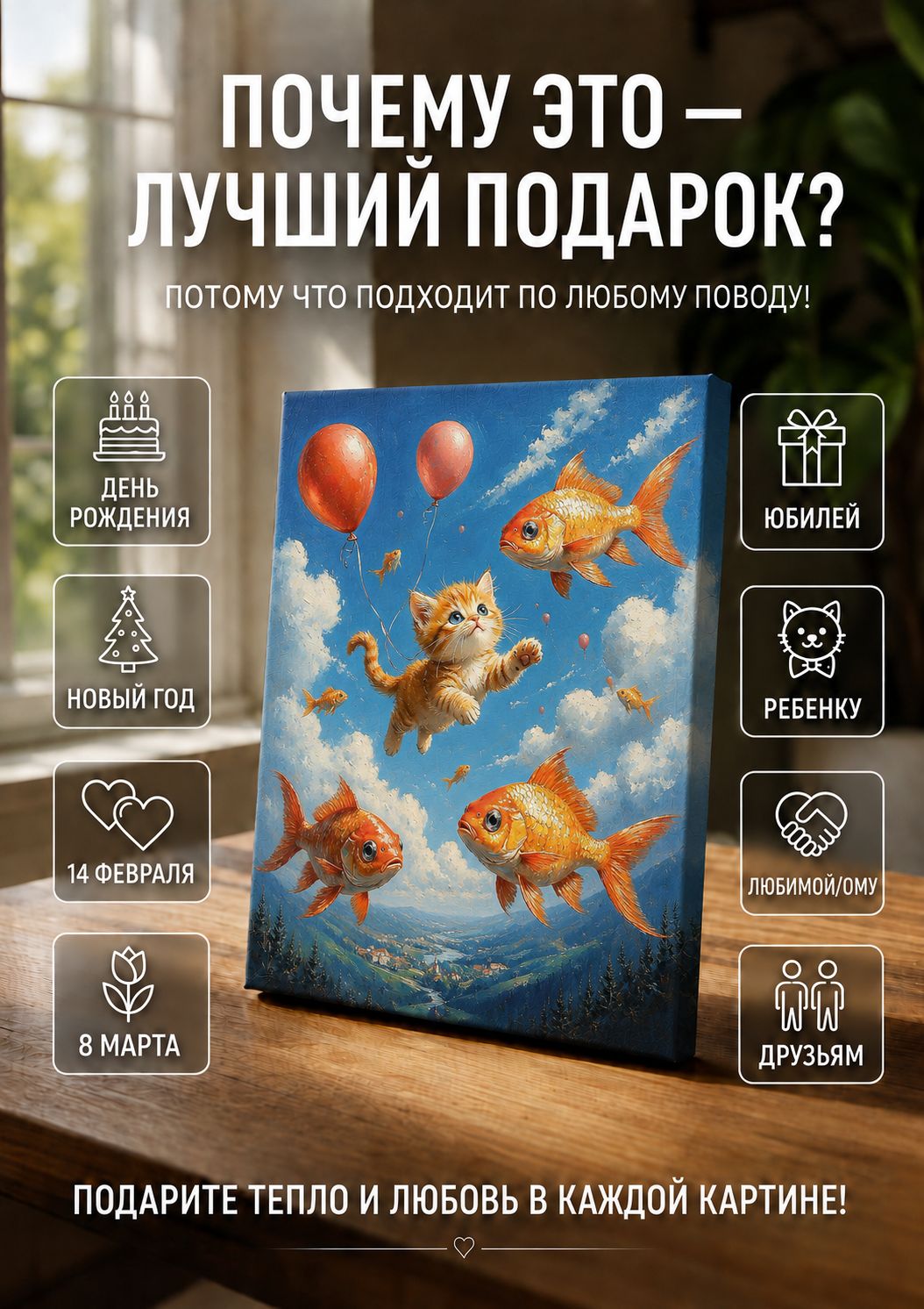 Золотые рыбки в небе