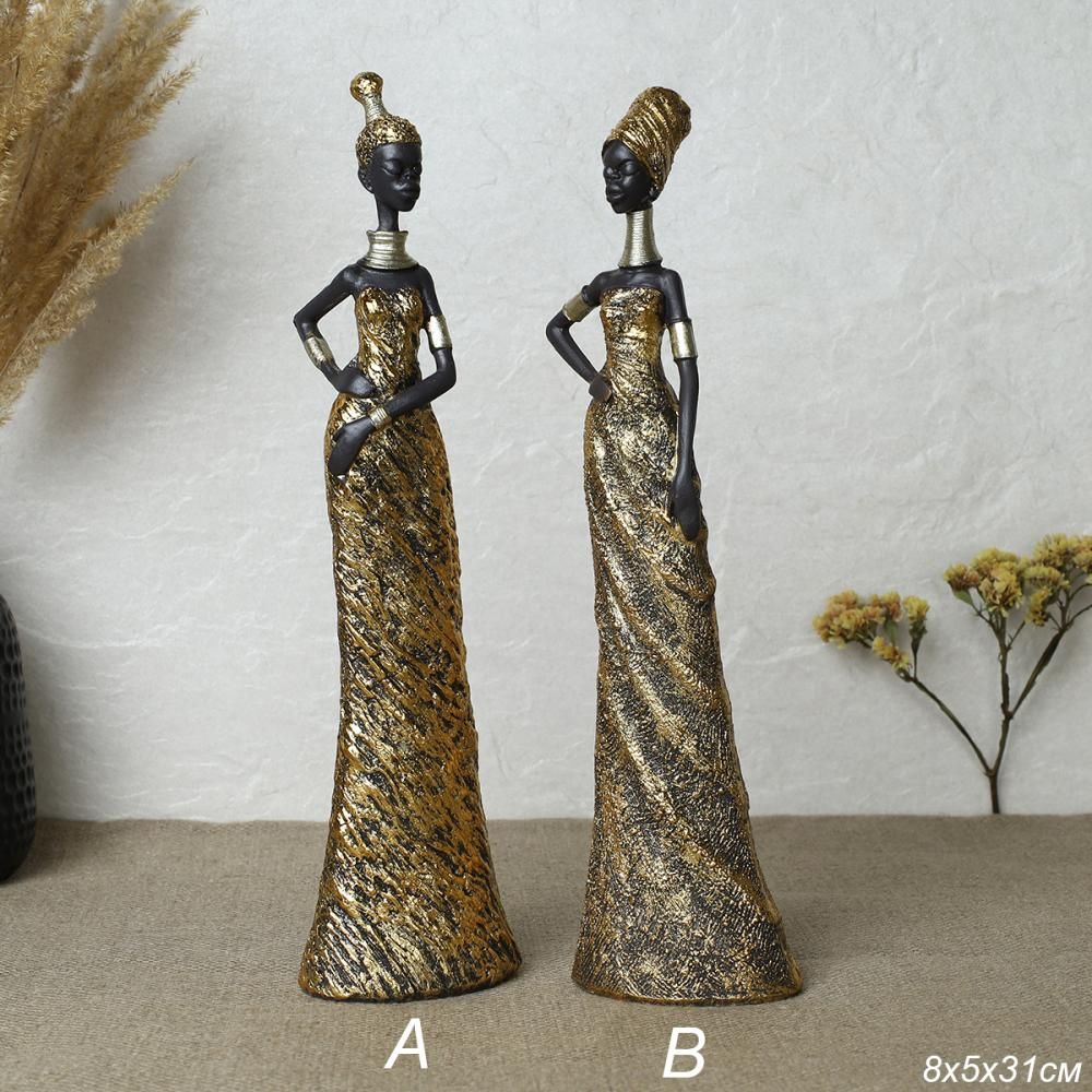 Статуэтка Африканка, полистоун, 31 см