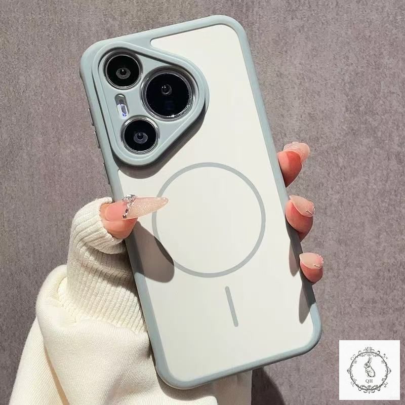 智能手机壳 用于 Huawei Pura 80, 塑料 , 浅蓝色