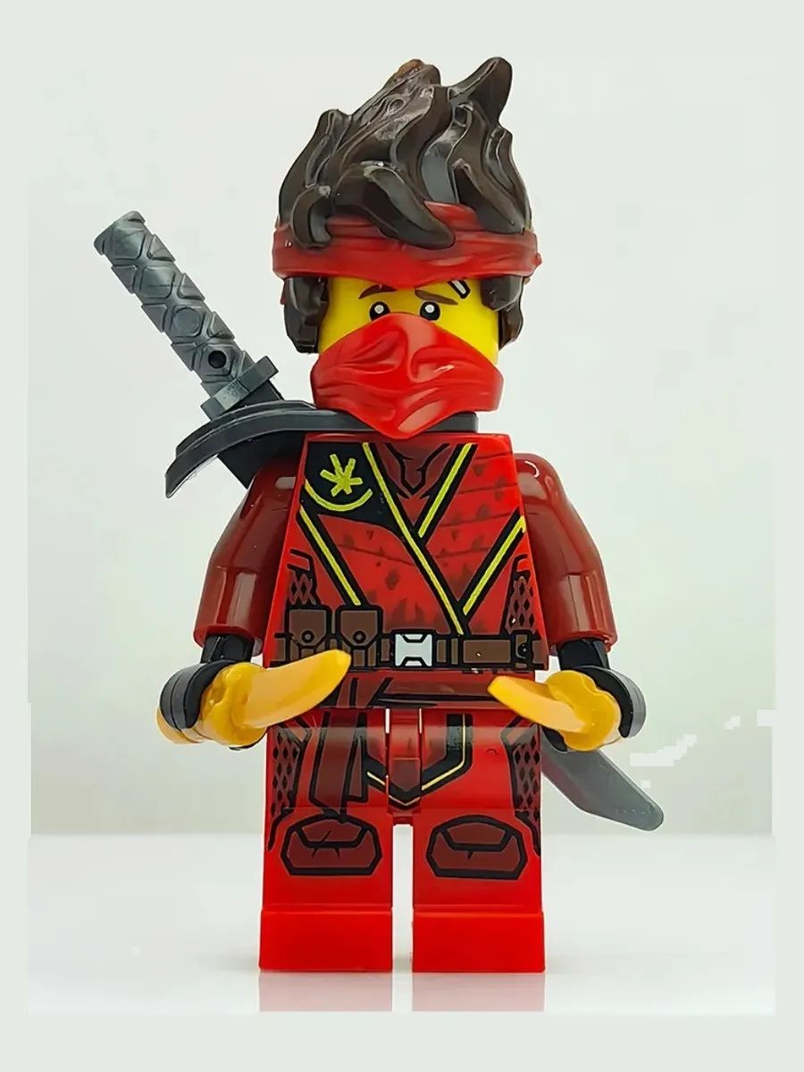 Фигурка Кай красный с мечом / Ниндзяго / Минифигурка Ninjago