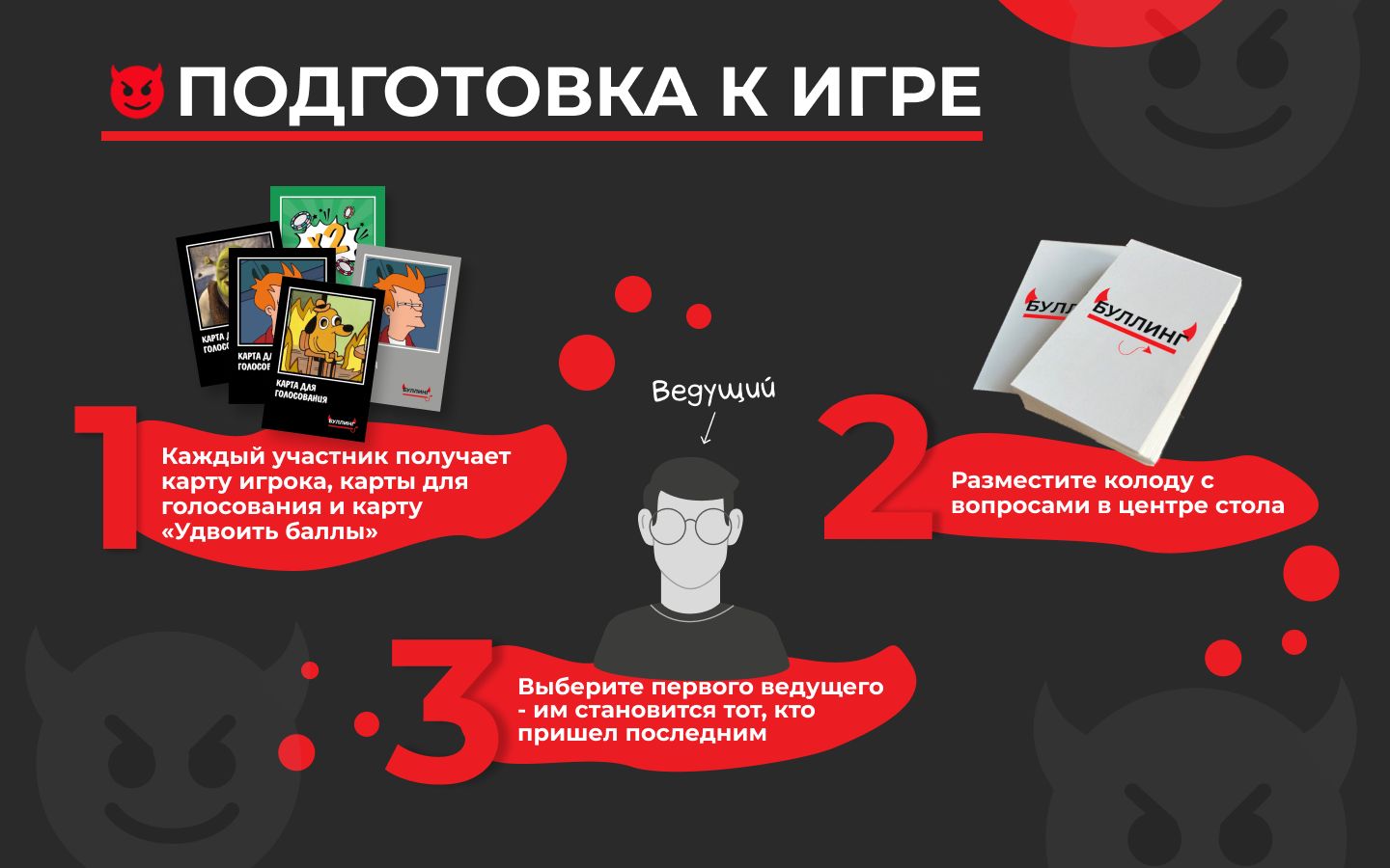 Настольная игра для компании Буллинг - купить с доставкой по выгодным ценам  в интернет-магазине OZON (1350349290)