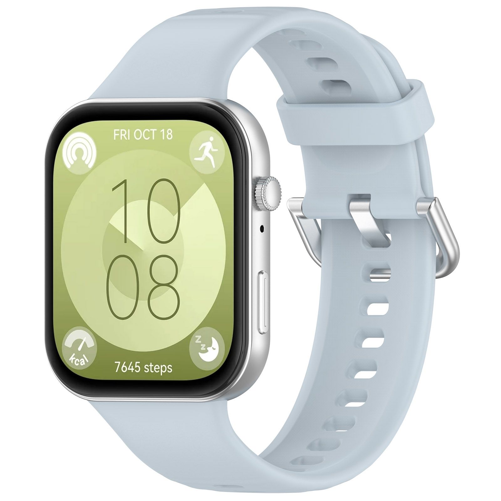 ПряжкаизнержавеющейсталиСиликоновыйремешокдляHuaweiFit3