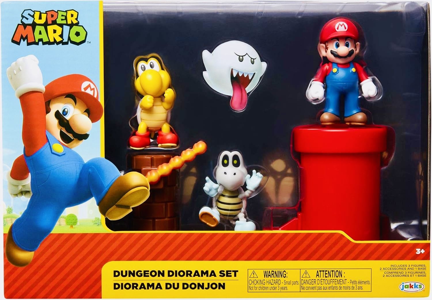 SUPER MARIO Игровой набор Nintendo: Диорама Подземелье, 6 см
