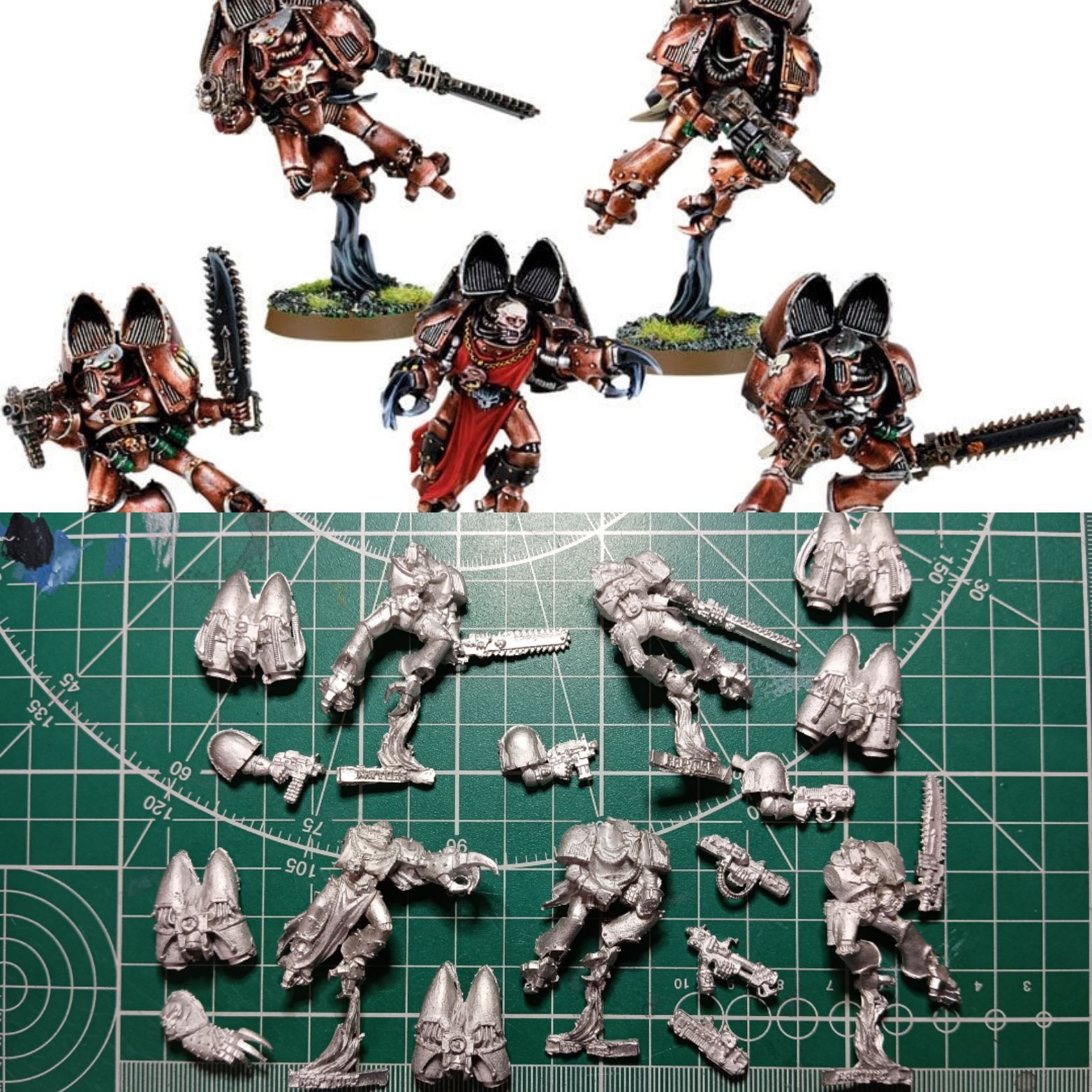 Chaos Raptors Squad 2003 Space Marines Warhammer миниатюра металл ...