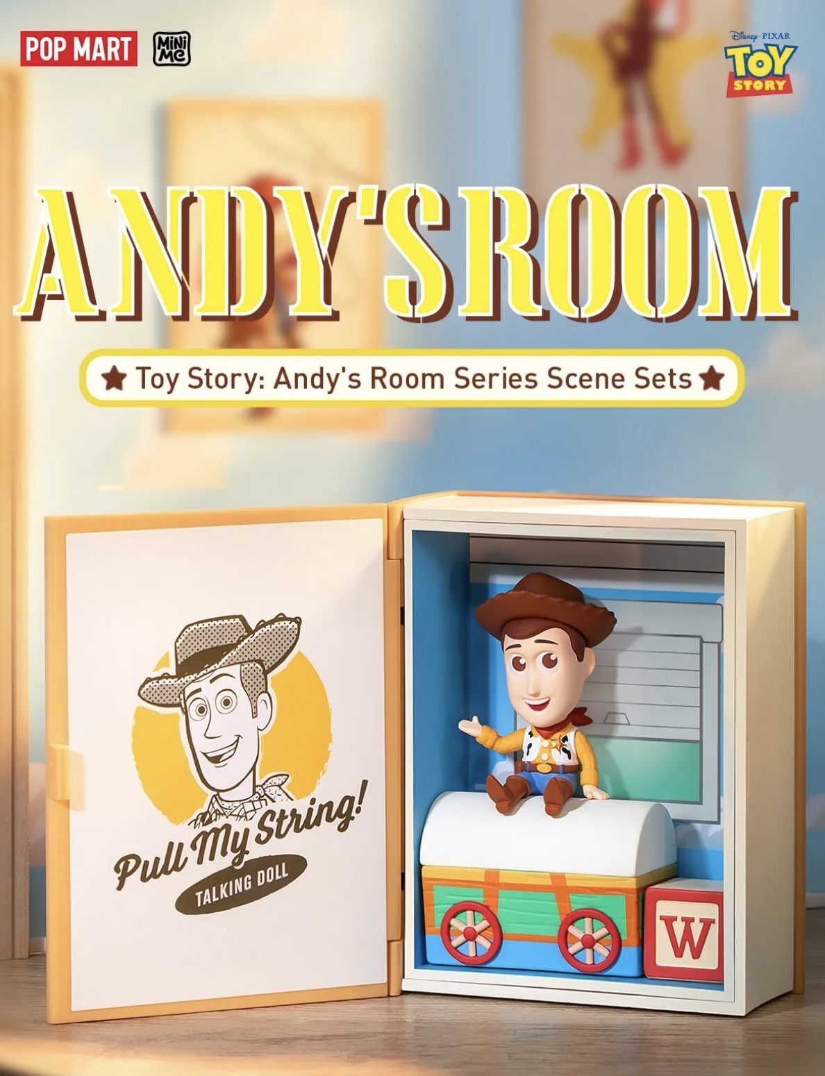 История игрушек: Disney Toy Story Мини-фигурки из серии Andy s Room (9,5 см) 1 сюрприз-бокс