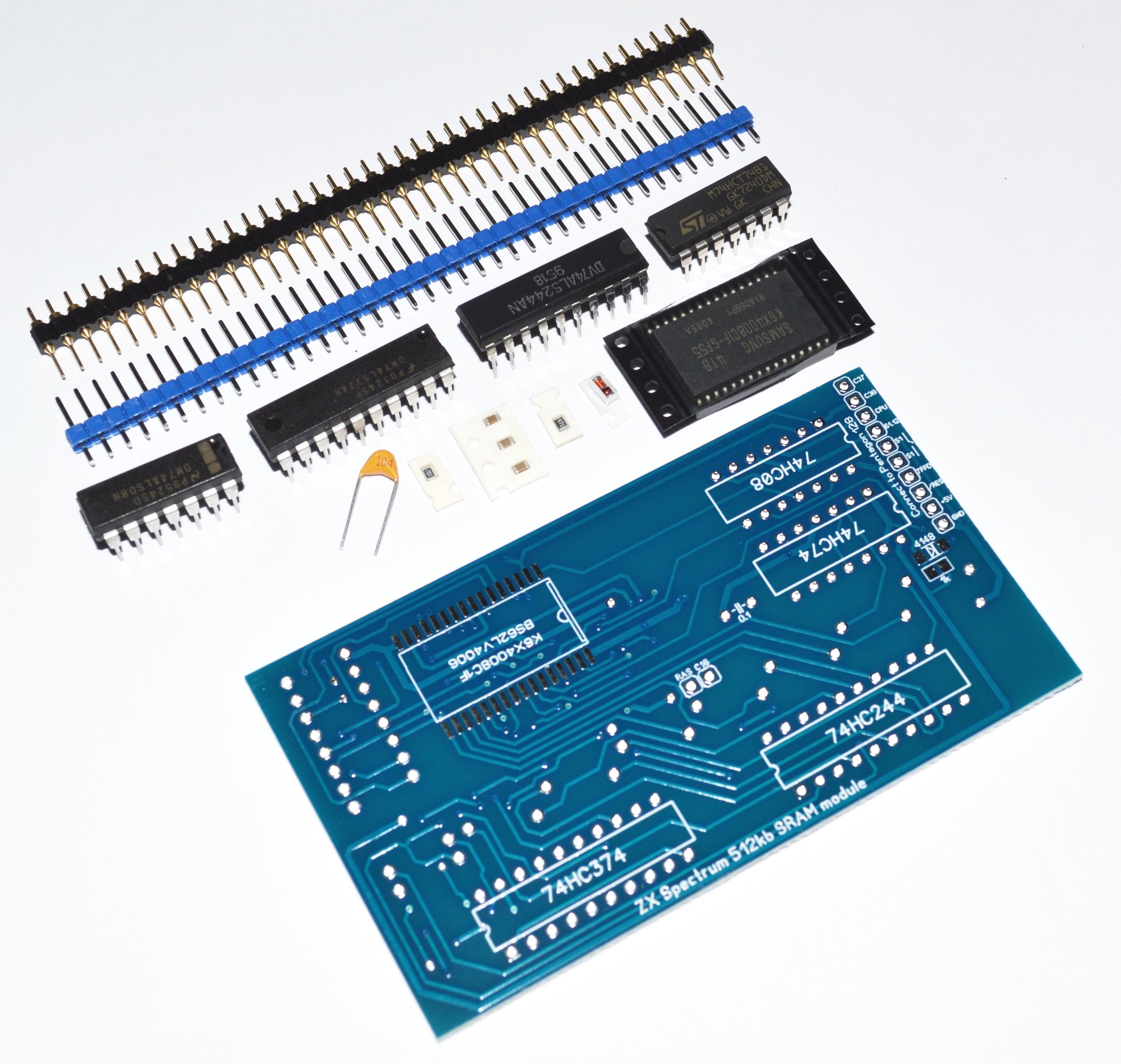 ZX Spectrum SRAM 512 KB Модуль расширения памяти к Pentagon128 DIY