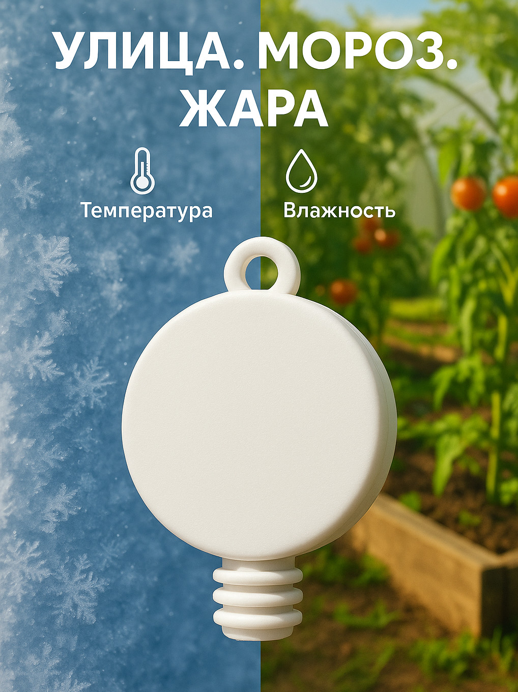 Уличный датчик температуры и влажности