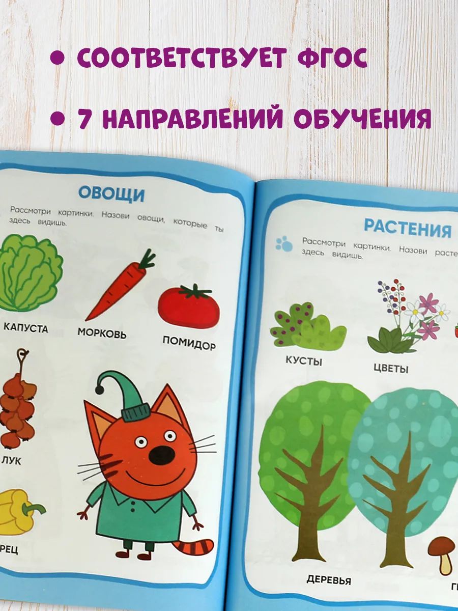 Три кота. Годовой курс занятий. 2-3 года | Three Cats. Annual Course of Classes. 2-3 Years - Ozon image 3