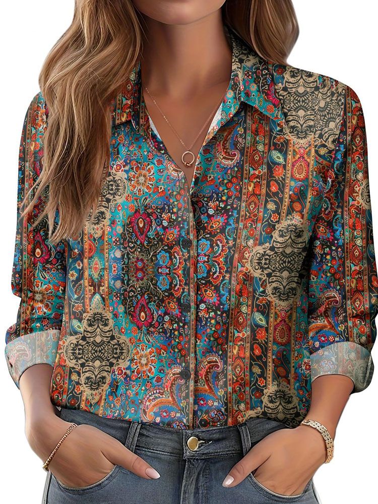 РубашкаЖенскийOversize