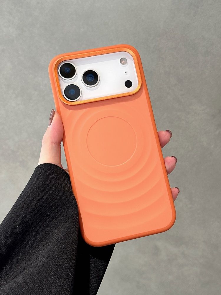 智能手机壳 用于 Apple iPhone 16, 热塑性聚氨酯, 橙色