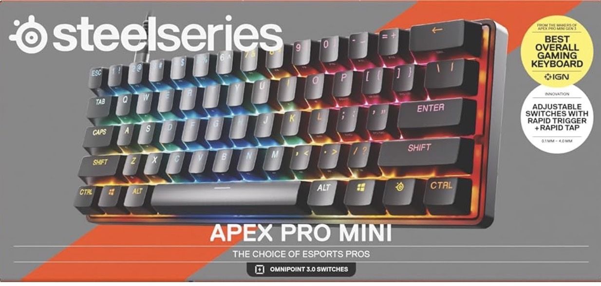 Игровая клавиатура SteelSeries Apex Pro Mini Gen 3 купить на OZON