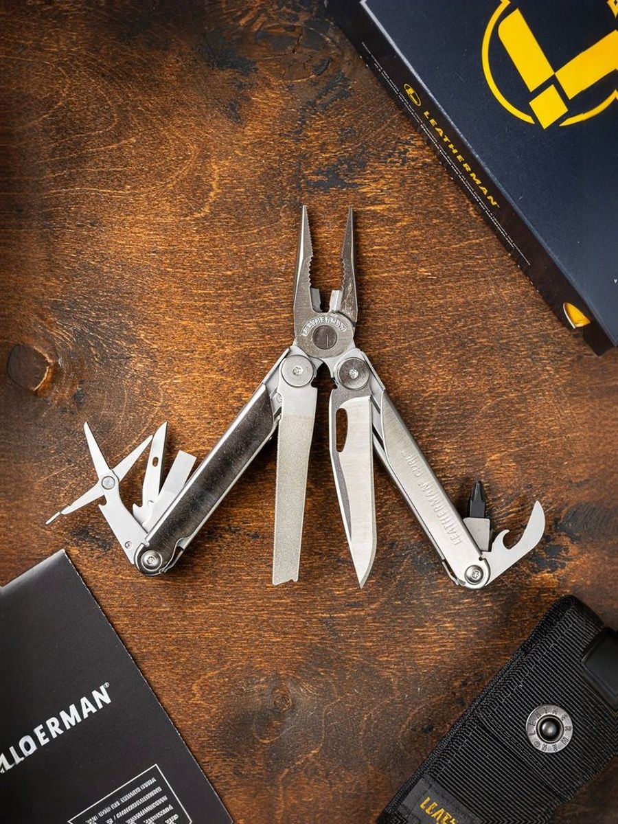 Мультитул Leatherman Curl 832932, 15 инструментов, серебристый