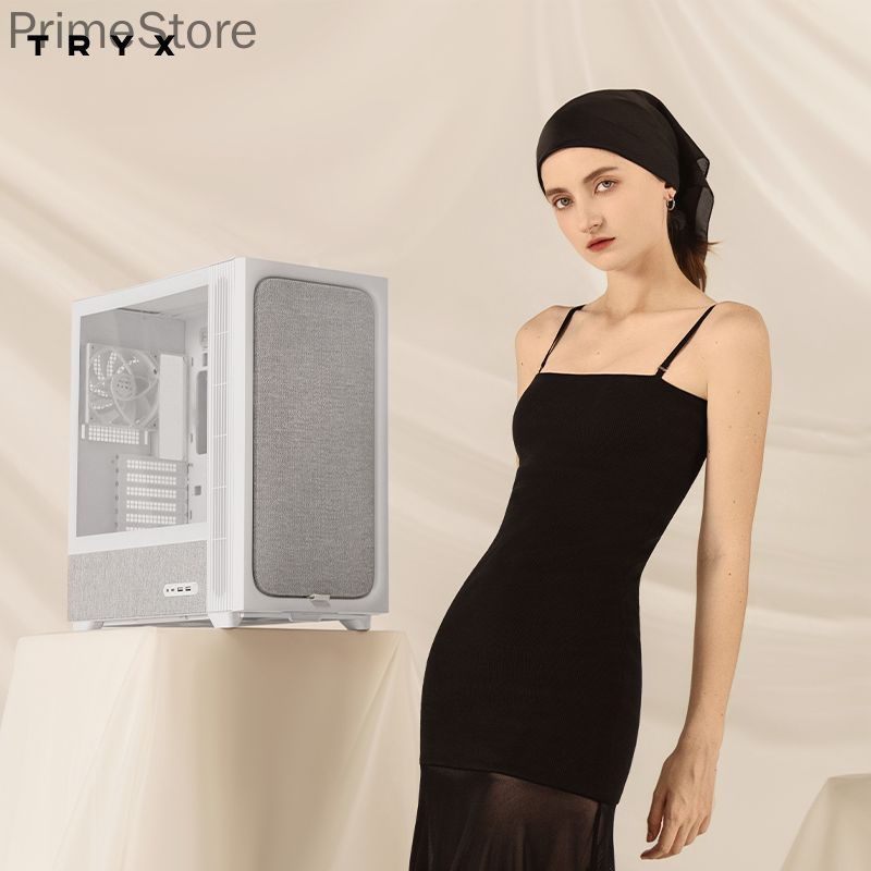 Компьютерный корпус, белый (TRYX Galaxy FLOVA Blossom F50) купить