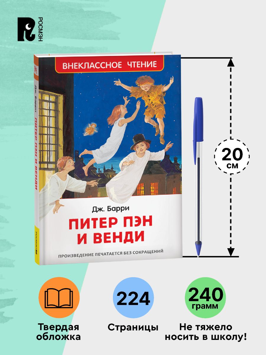 Питер Пэн и Венди. Сказка. Внеклассное чтение. 3-4 класс | Peter Pan and Wendy. Fairy Tale. Out-of-Class Reading. 3-4 Grade - Ozon image 4