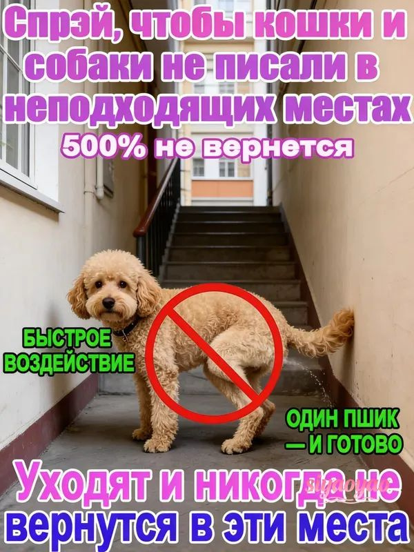 Отпугивающий спрей Антигрызин от кошек и собак: чтобы не гадили и не портили вещи. Эффективная защита #1