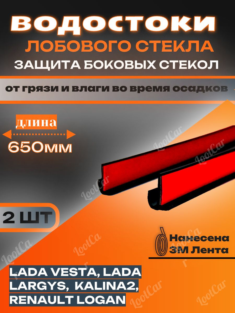 Водосток лобового стекла LADA VESTA, LADA LARGYS, RENAULT LOGAN I #1