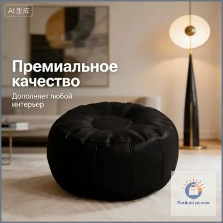 Пуф, Искусственная кожа, 40х30х30 см #1
