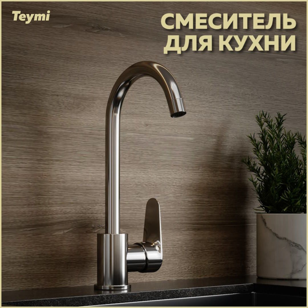 Смеситель для кухни Teymi Iva, хром T10221 #1