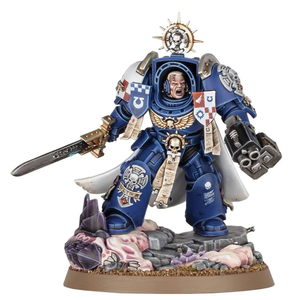 Капитан в терминаторском доспехе Космодесанта (Смола, Литье) / Captain in Terminator Armour Warhammer #1