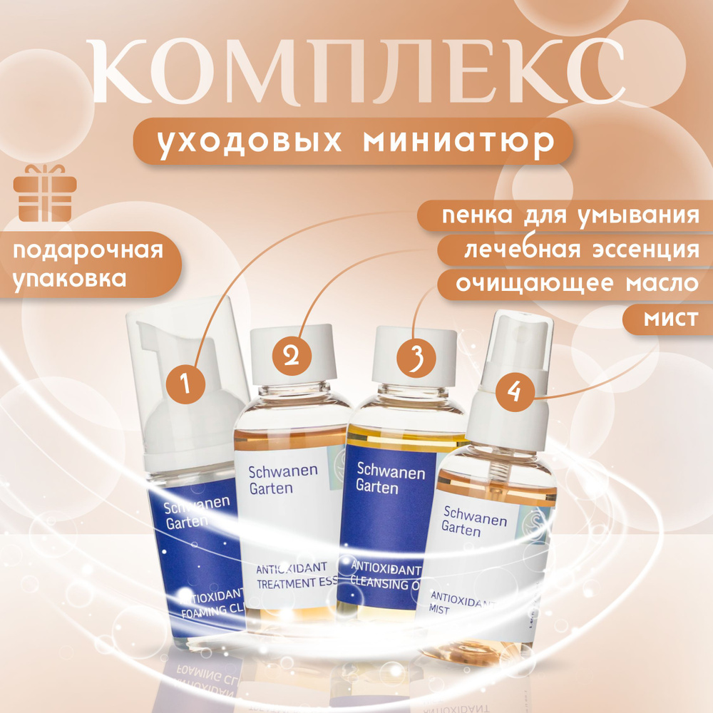 Набор косметики Schwanen Garten (очищение и тонизирование) миниатюры ...