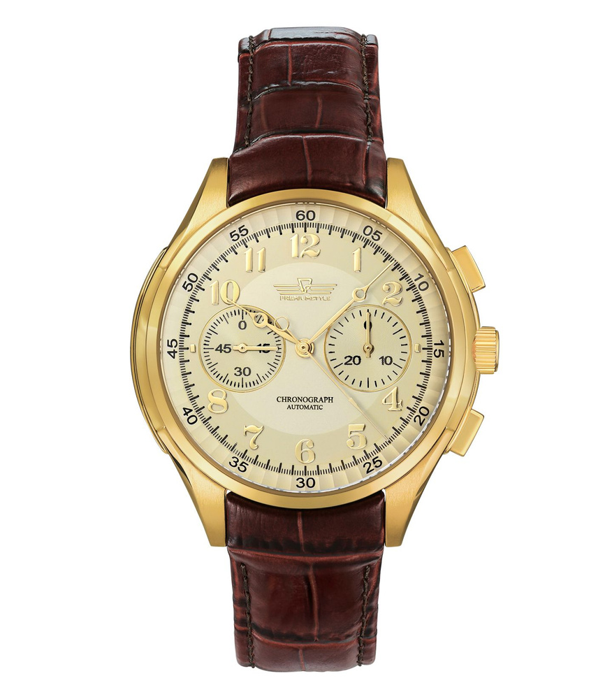 Механические часы с хронографом и автоподзаводом от завода "Полет-Хронос" Premiumstyle 3140/915  #1