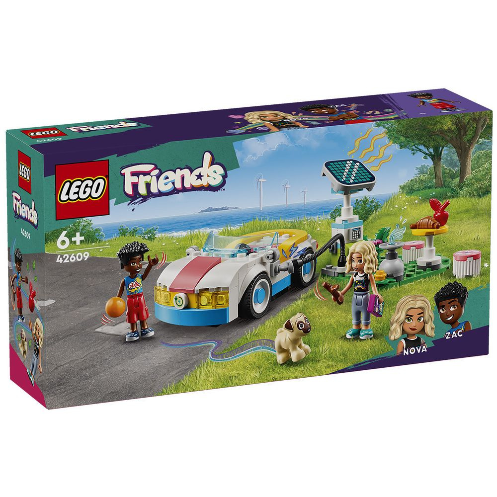 Конструктор LEGO Friends 42609 Электромобиль и зарядное устройство