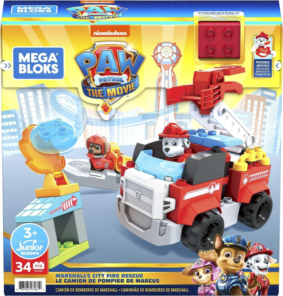 MEGA BLOKS,Игрушечный автомобиль Paw Patrol Toddler Block - купить с ...