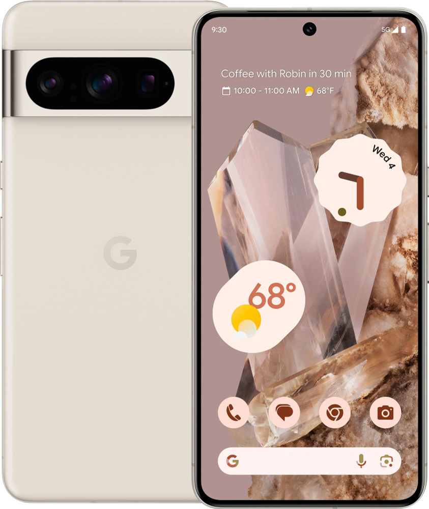 Google Смартфон Pixel 8 Pro USA 12/512 ГБ, светло-бежевый #1