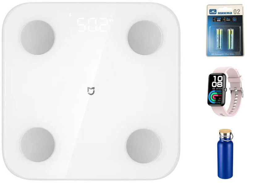 Напольные весы Xiaomi Mi Body Composition Scale S400 MJTZC01YM ...