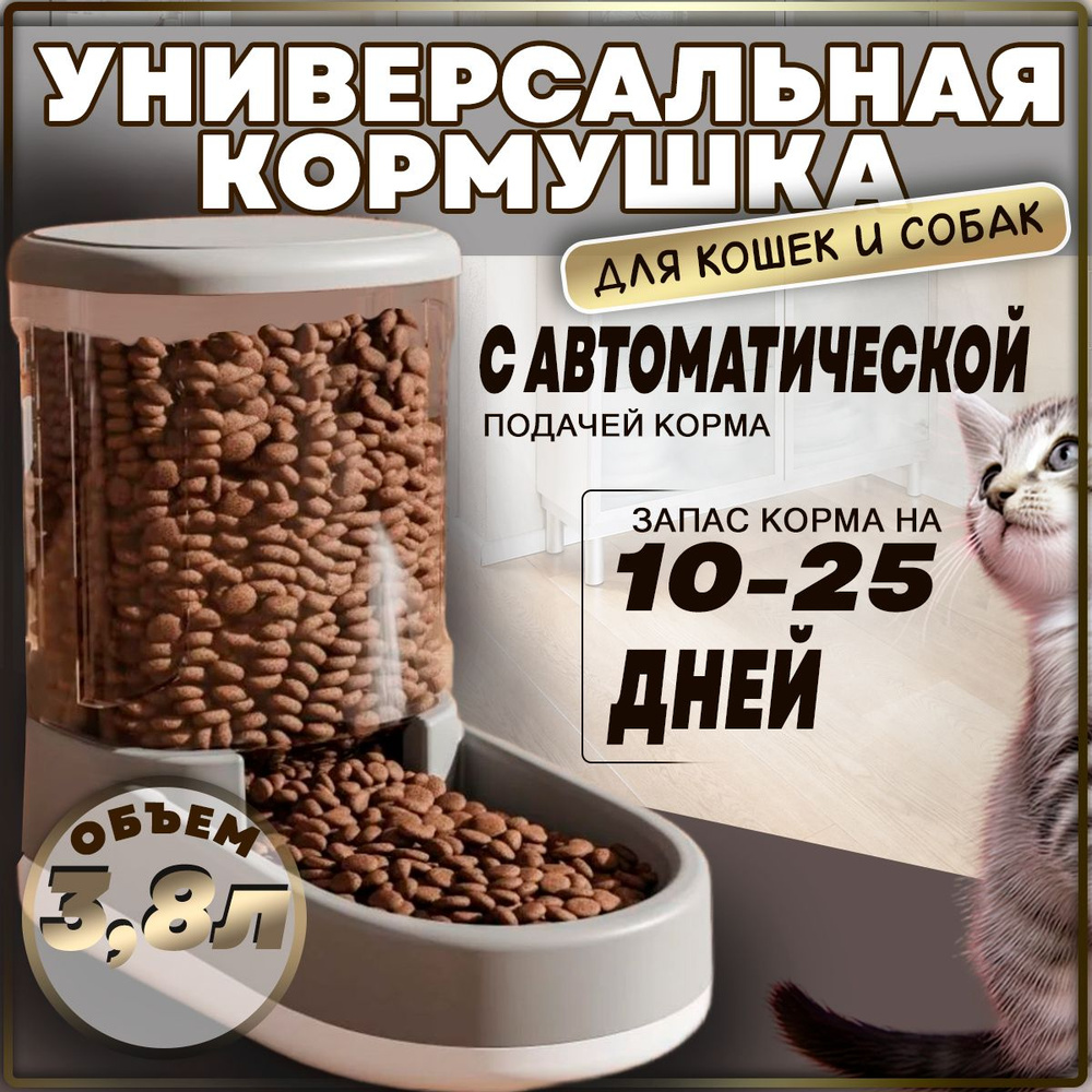 Автокормушка для кошек и собак, Автоматическая кормушка для кошек и ...