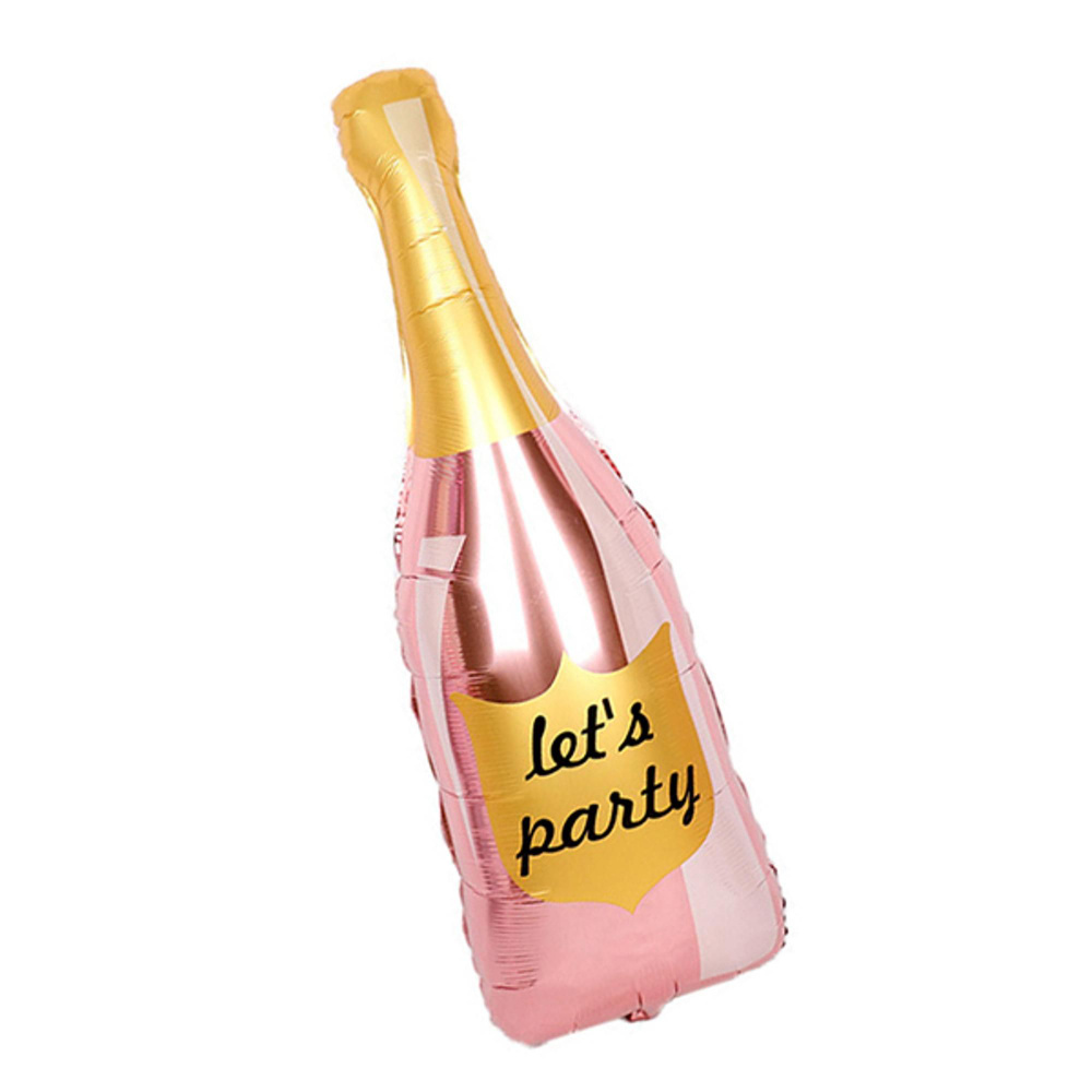 Фигура бутылка Шампанское Let s Party Rose Gold 40см х 106см #1