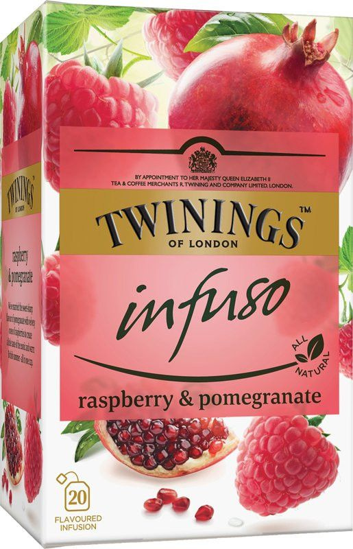 Twinings Infuso Raspberry Pomegranate 2г x 20 пак чай фруктовый #1