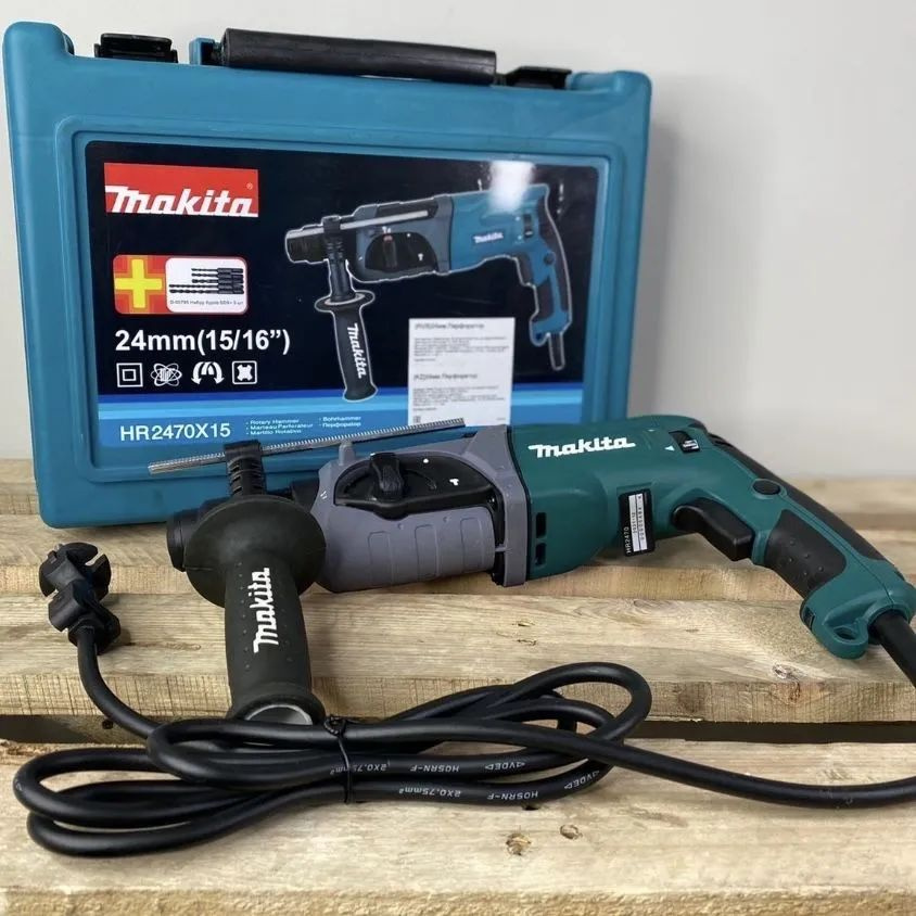 Перфоратор электрический 780 Вт Makita HR2470 от сети - купить в ...