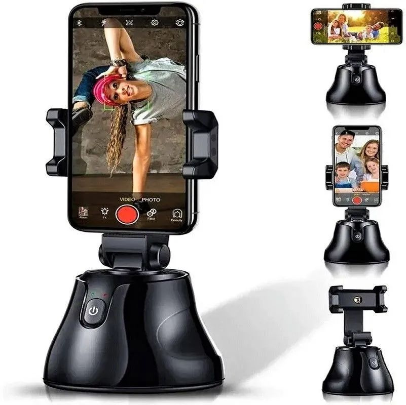 Apai Genie Robot Cameraman 360° Con Riconoscimento Facciale – Supporto Rotante Automatico Per Smartphone – Ideale Per Vlog, Live, TikTok E Video In Famiglia